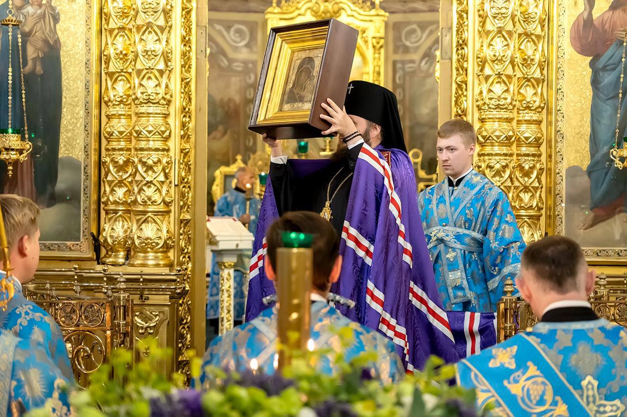 Чудотворная икона пребывает в главном храме Подольска