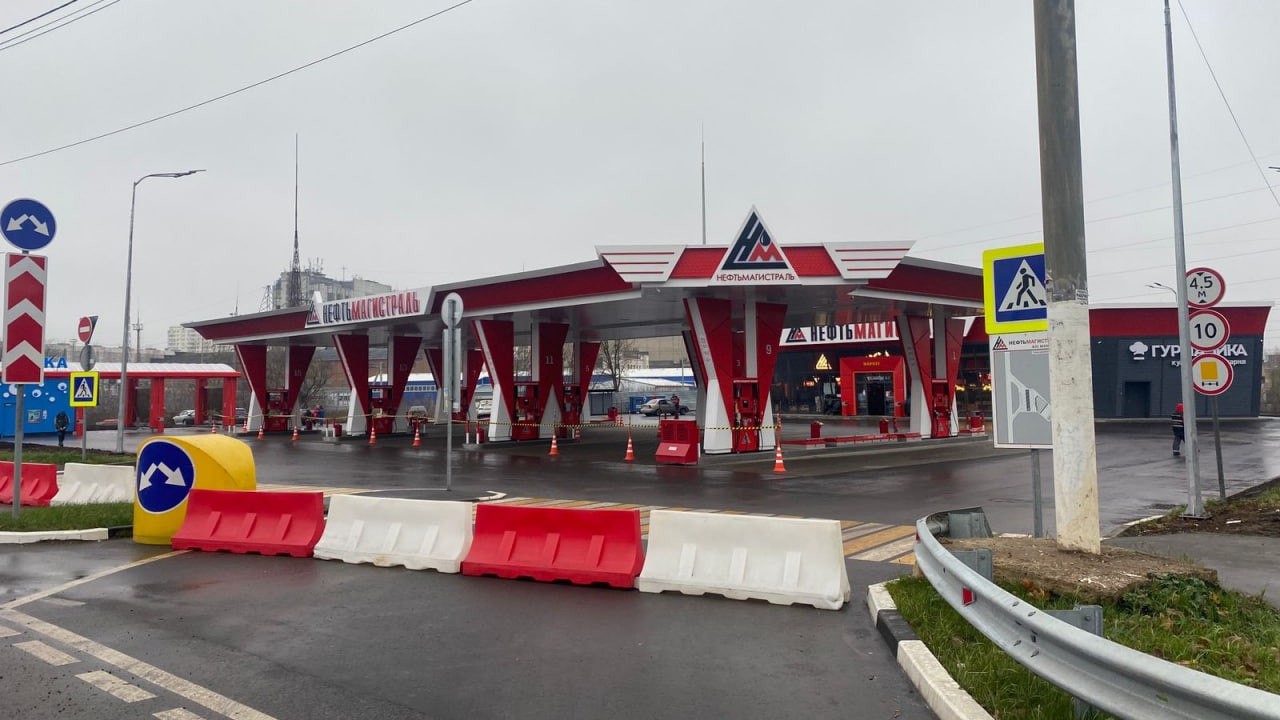 Новую АЗС построили на улице Комсомольской