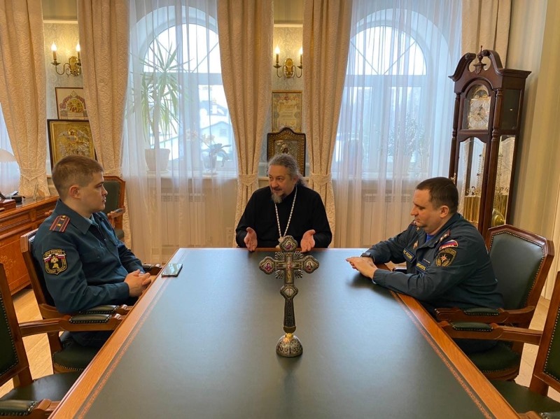 Рабочая встреча с представителями МЧС состоялась в Подольском благочинии