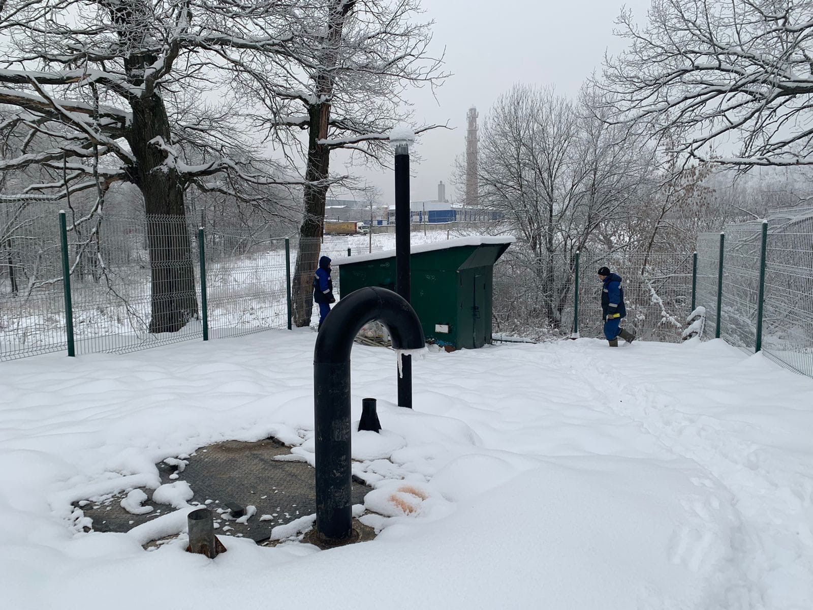 Завершены работы по реконструкции канализационно-насосной станции в Луговом переулке