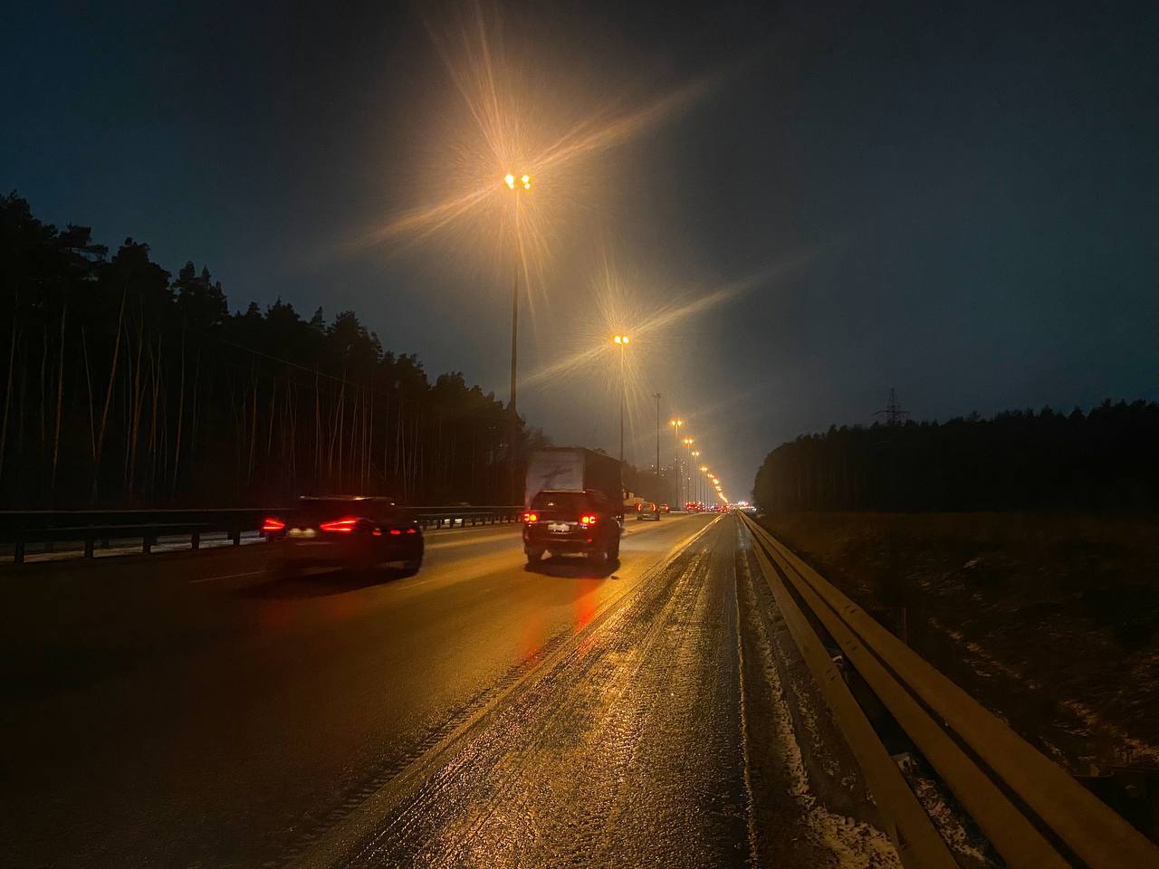    Мосавтодор восстанавливает освещение на «Южном обходе Подольска»   