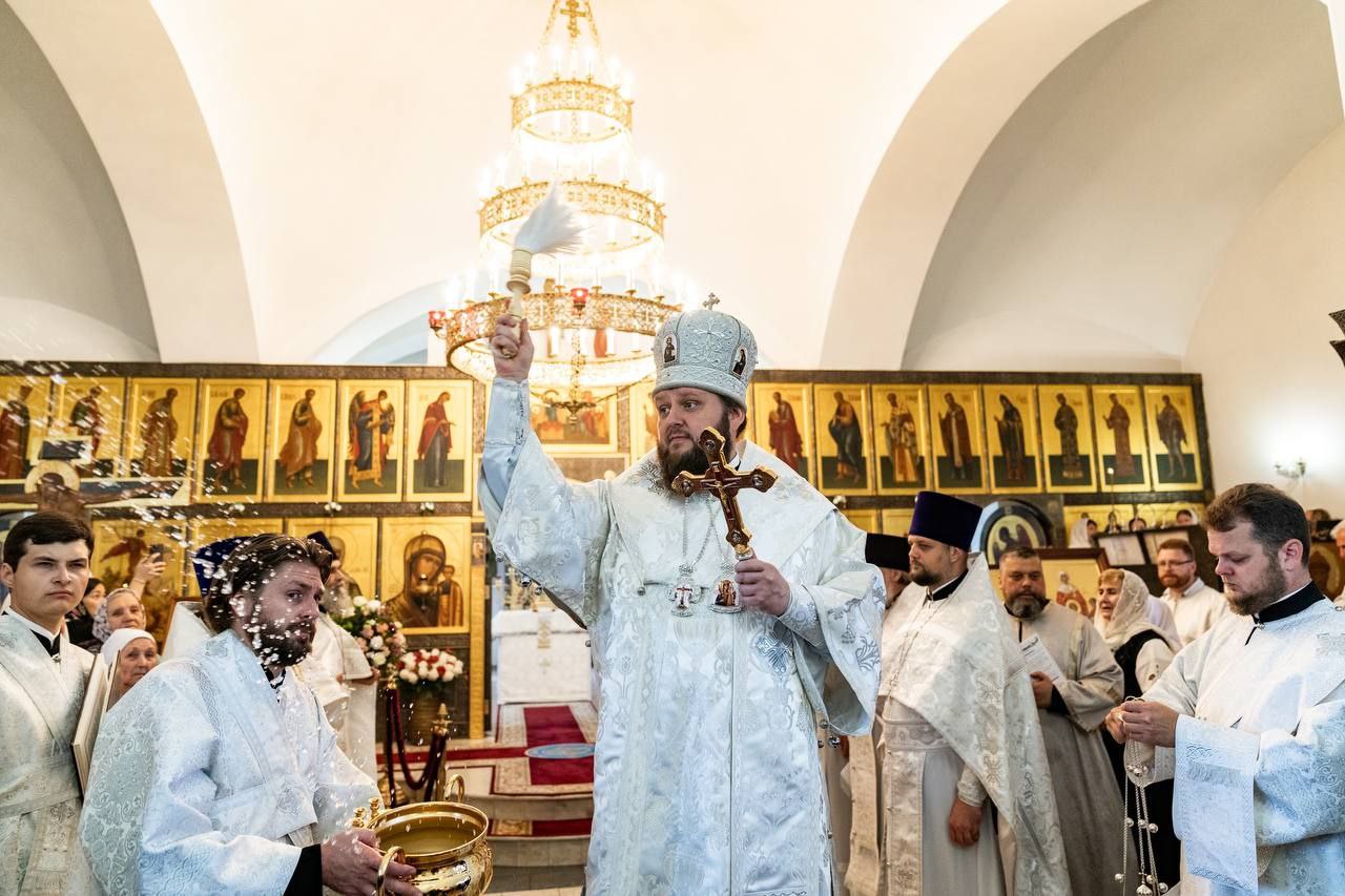 Состоялось освящение храма священномученика Сергия Подольского