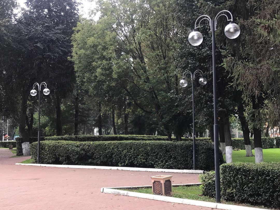 Новые светильники появились на площади Ленина в ходе работ по благоустройству общественных территорий Подольска