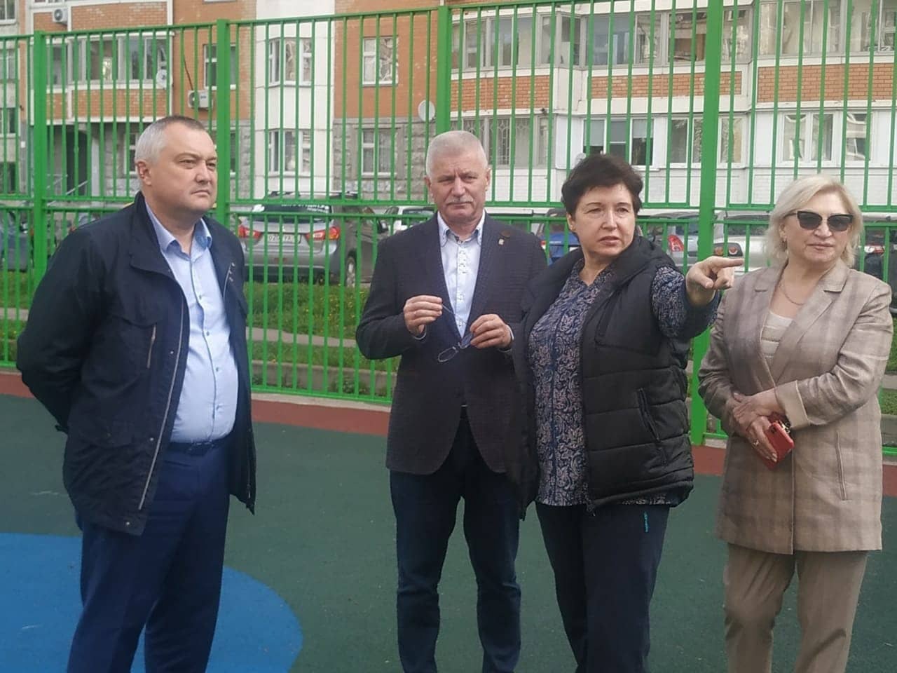 Покрытие на спортплощадке заменили по гарантии