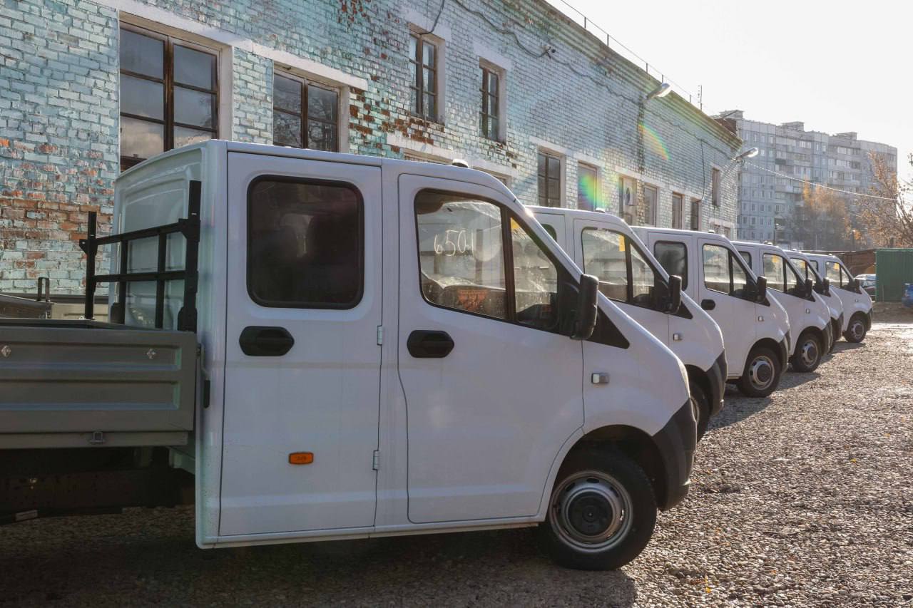Автопарк Подольского комбината благоустройства пополнился шестью «ГАЗель Next»