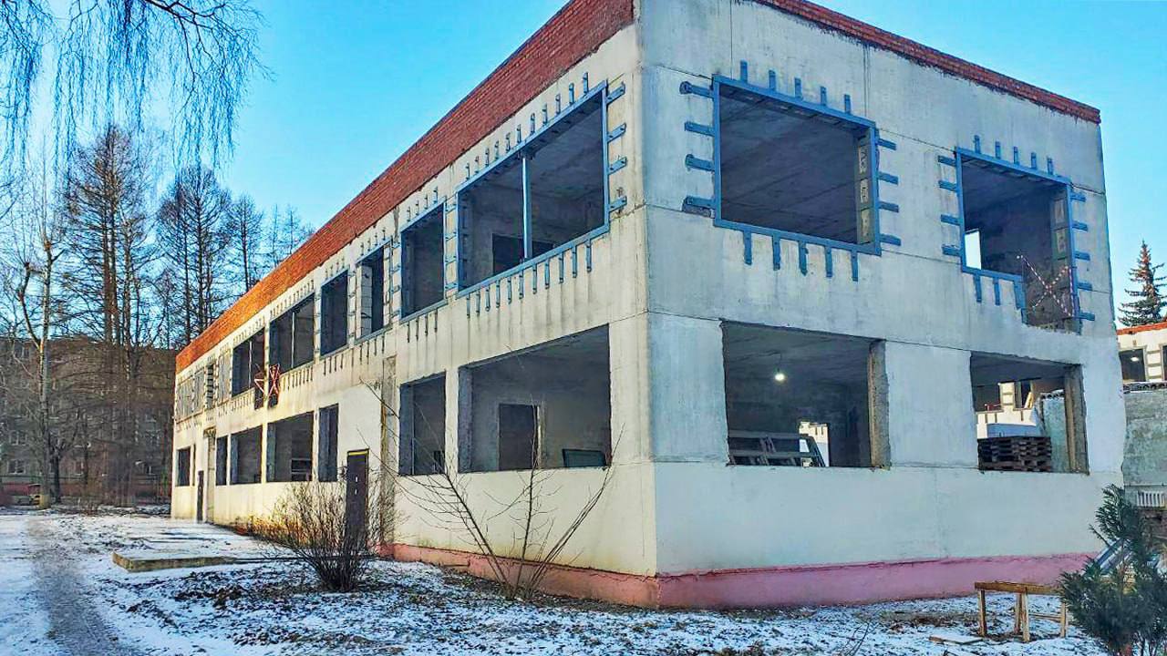 Капремонт продолжается в дошкольном отделении школы № 12 на улице Кирова 