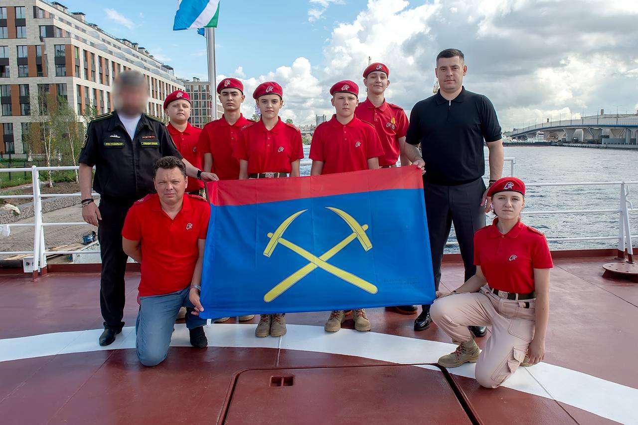 Юнармейцы посетили погранично-патрульный корабль «Подольск»