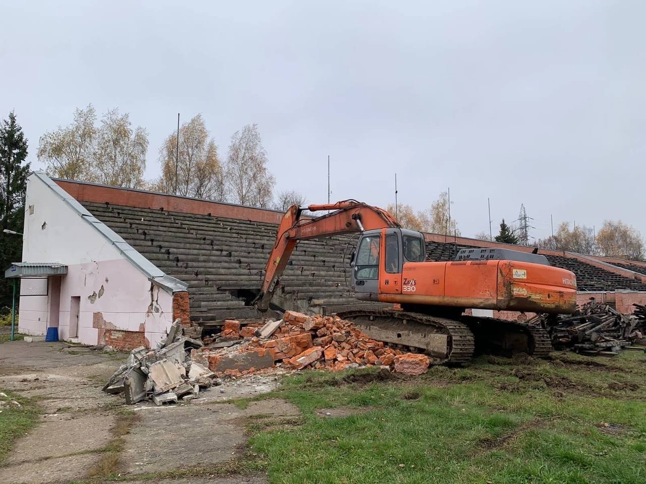 Реконструкция стадиона «Весна» началась в Подольске