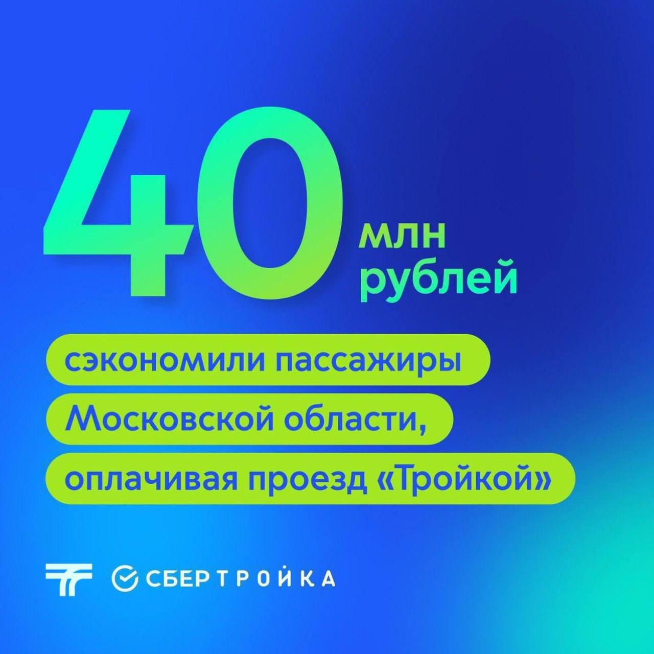 Пассажиры сэкономили с "Тройкой" 40 миллионов Пассажиры сэкономили с "Тройкой" 40 миллионов