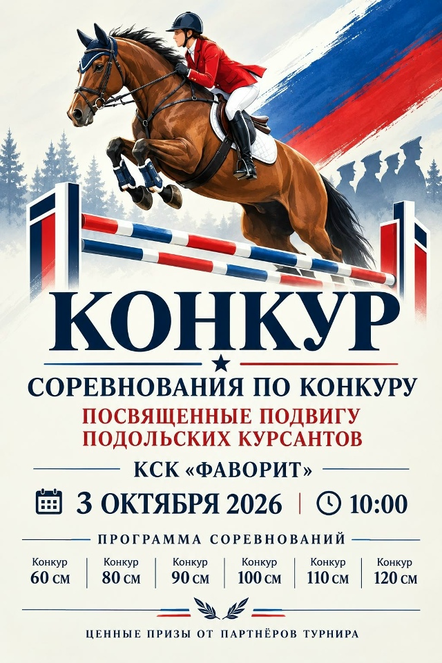 Конноспортивный клуб проведет традиционные соревнования в Подольске Конноспортивный клуб проведет традиционные соревнования в Подольске