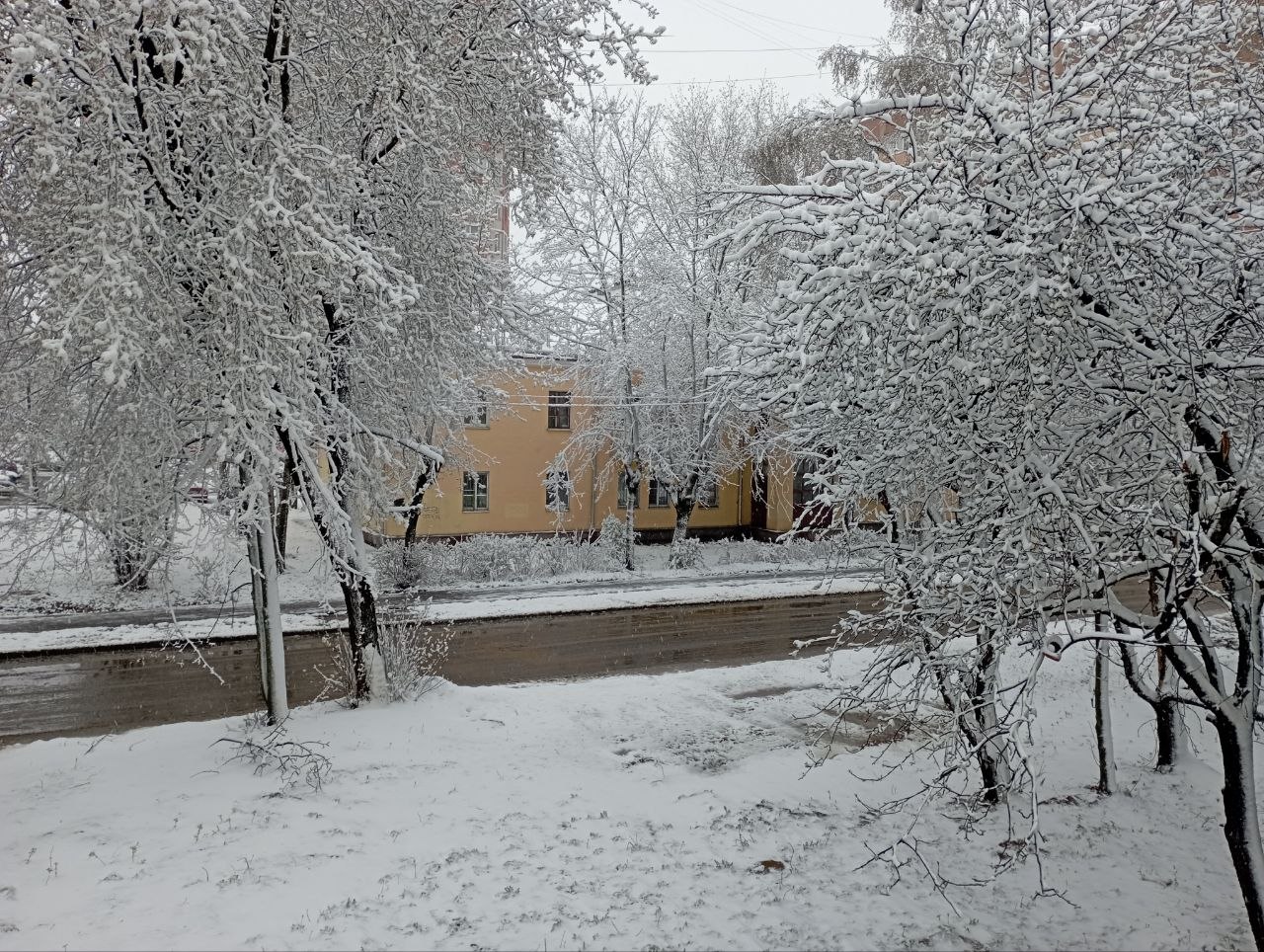 Зима ненадолго вернулась в Подольск