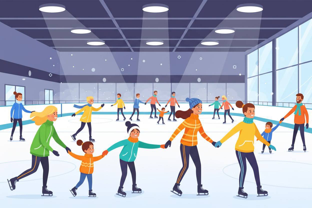  Сезон массового катания открылся в ЛД «Витязь» в Подольске