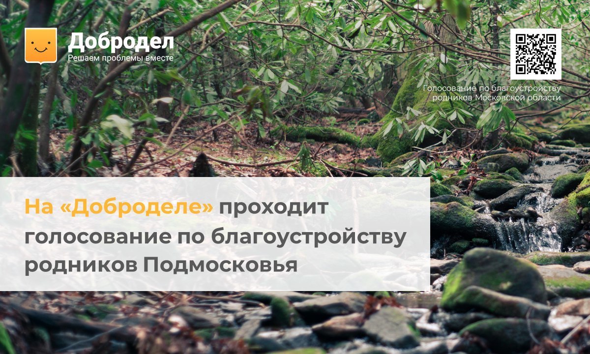 Голосование за благоустройство родников