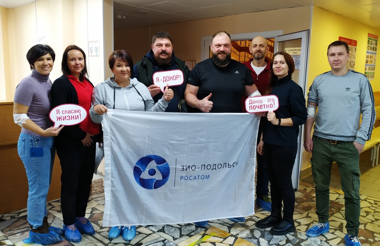 Почти 12 литров крови сдали сотрудники «ЗиО-Подольск» в рамках отраслевого проекта «Пульсация»