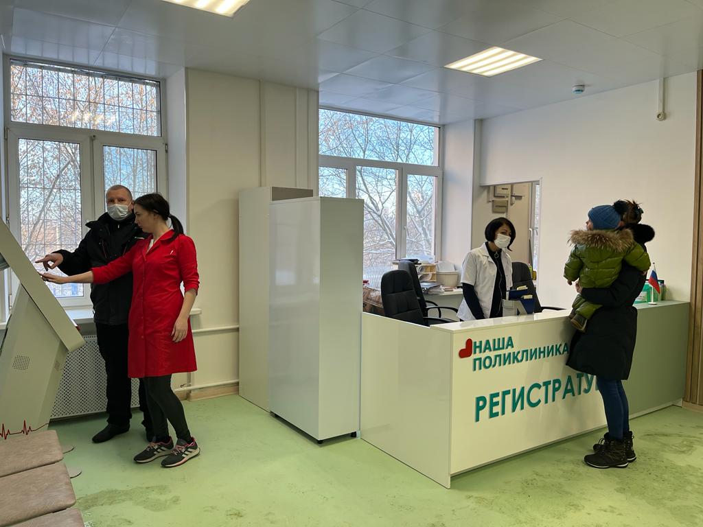 Детская поликлиника № 1 на Ревпроспекте открылась 13 января после проведённого ремонта