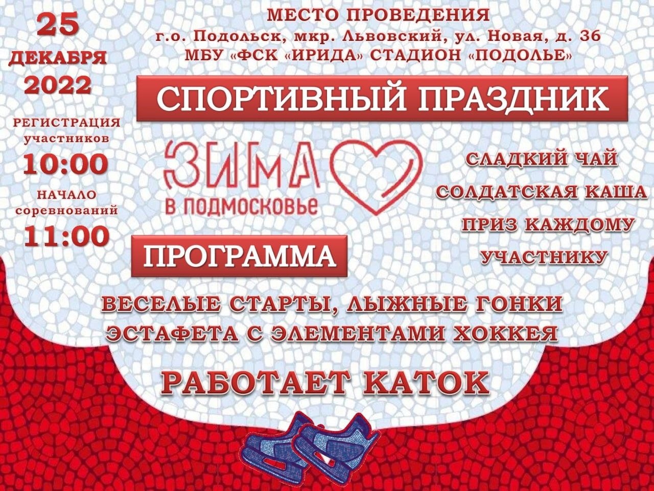 Спортивный праздник на катке Спортивный праздник на катке