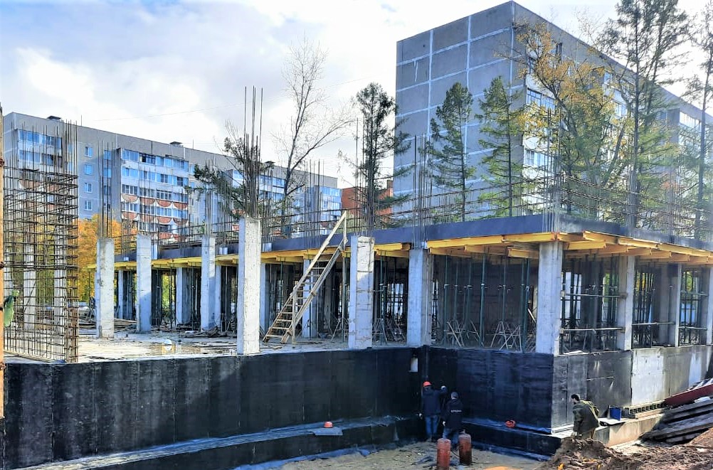 В Климовске продолжается строительство детского сада на 240 мест В Климовске продолжается строительство детского сада на 240 мест