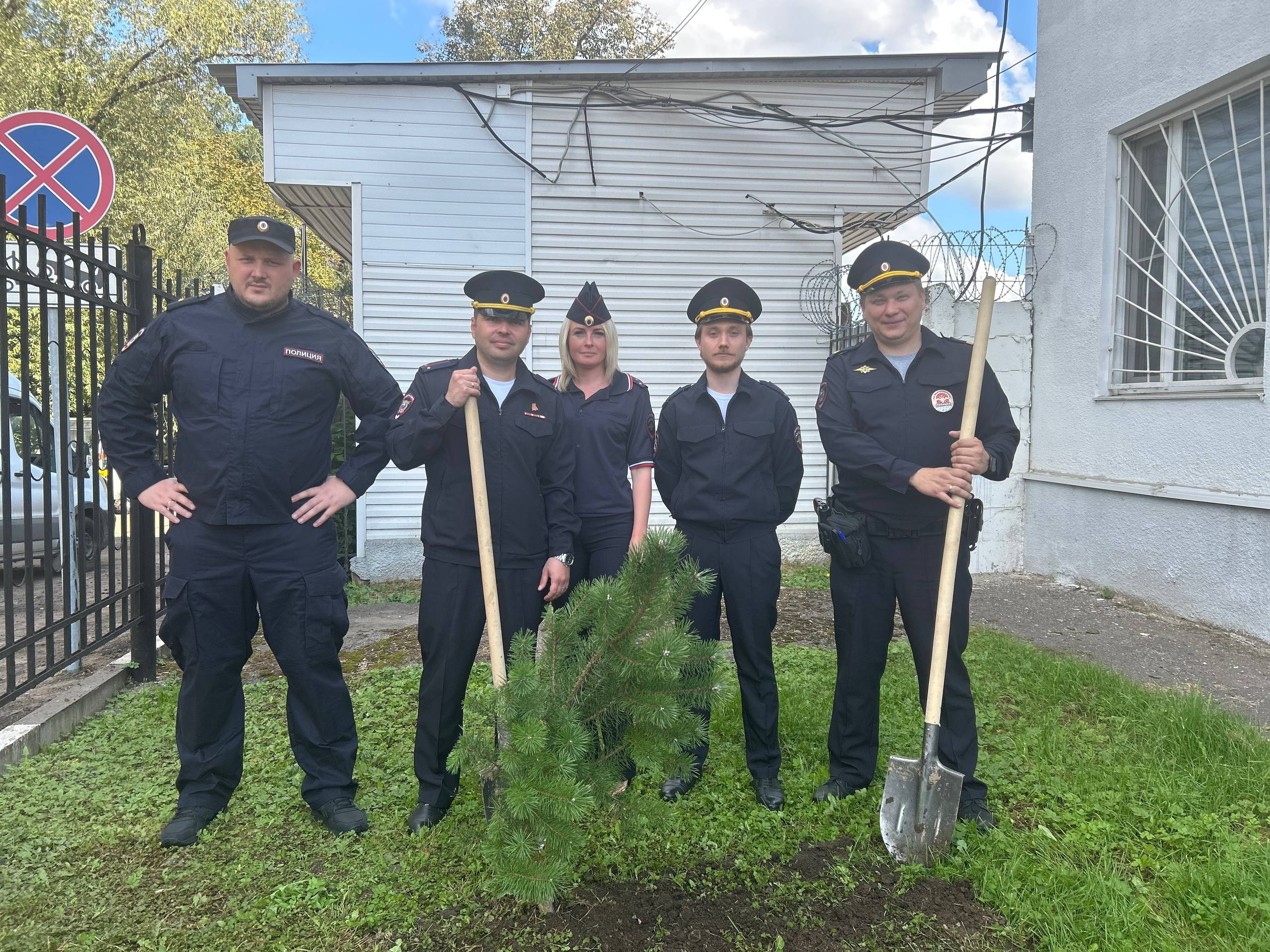 Подольская полиция присоединились к акции «Лес Победы» Подольская полиция присоединились к акции «Лес Победы»