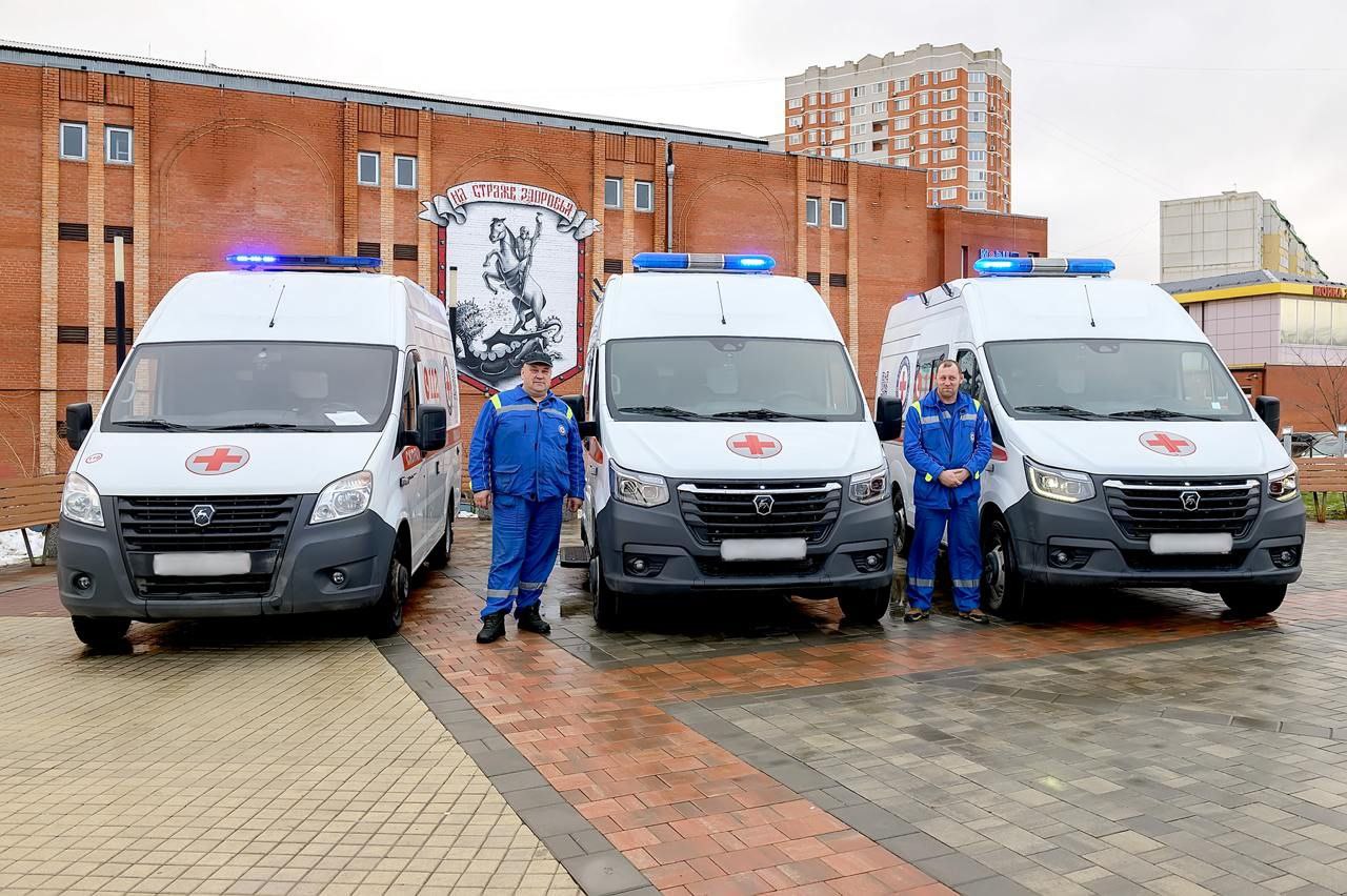 Подольская подстанция скорой помощи обновляет автопарк