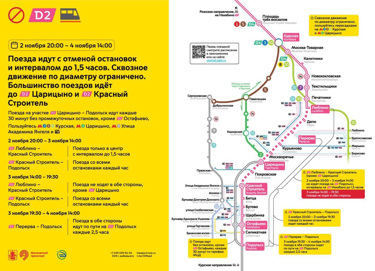 Пассажиров электропоездов ждут отмены