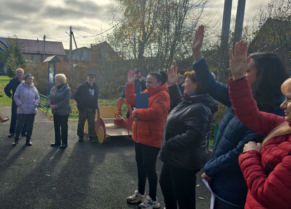 Жители поселка Сертякино г. о. Подольск в субботу единогласно выбрали старосту