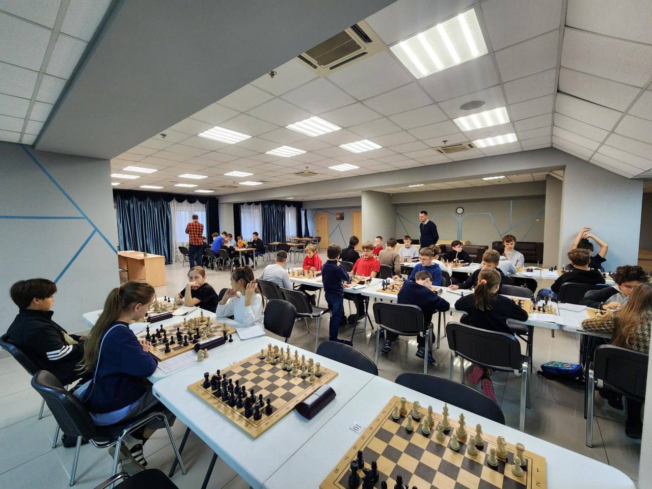 Осенний турнир собрал более 60 молодых шахматистов в Подольске