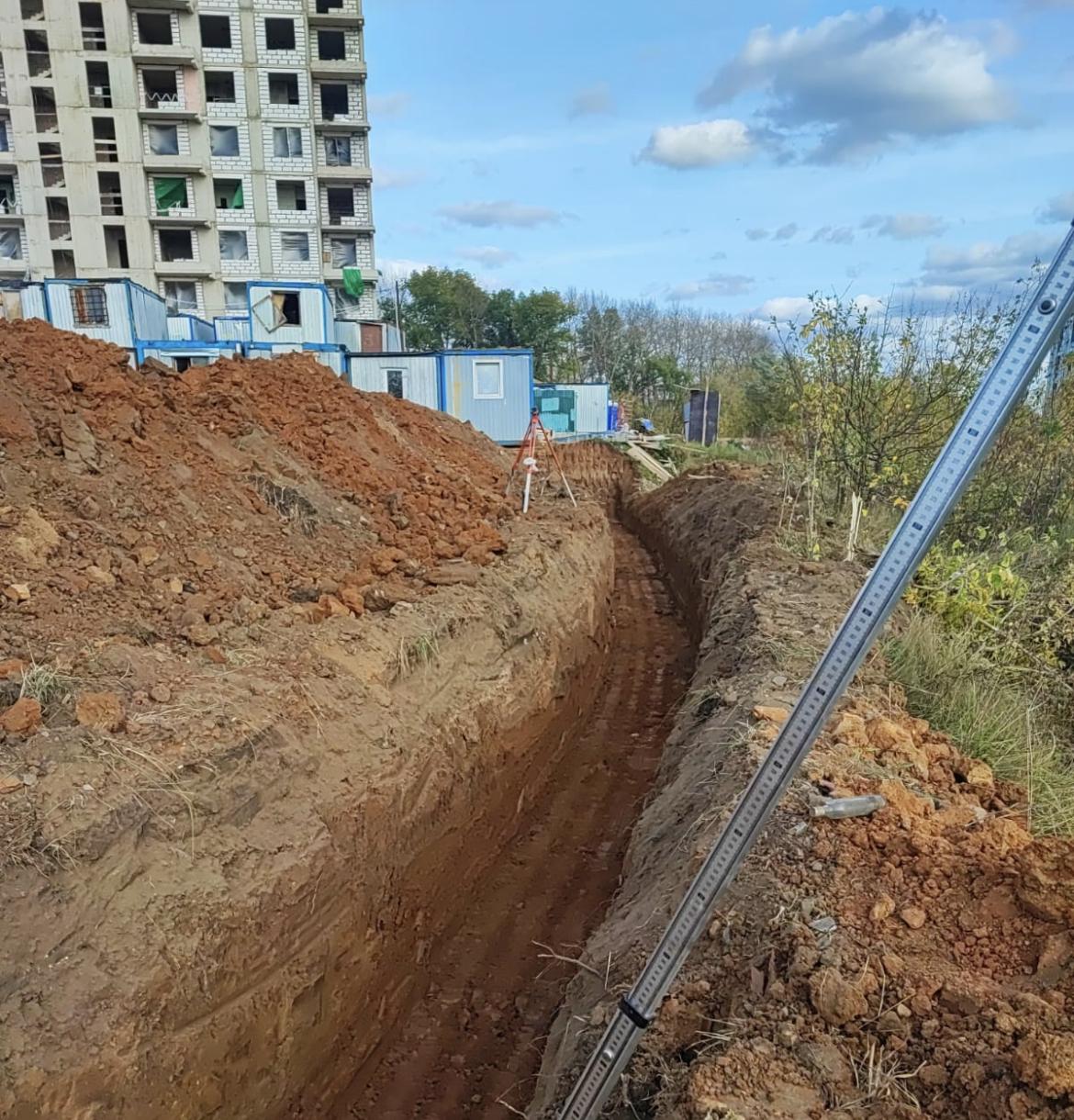 На Цемянке проложили водопровод к новостройке для переселенцев