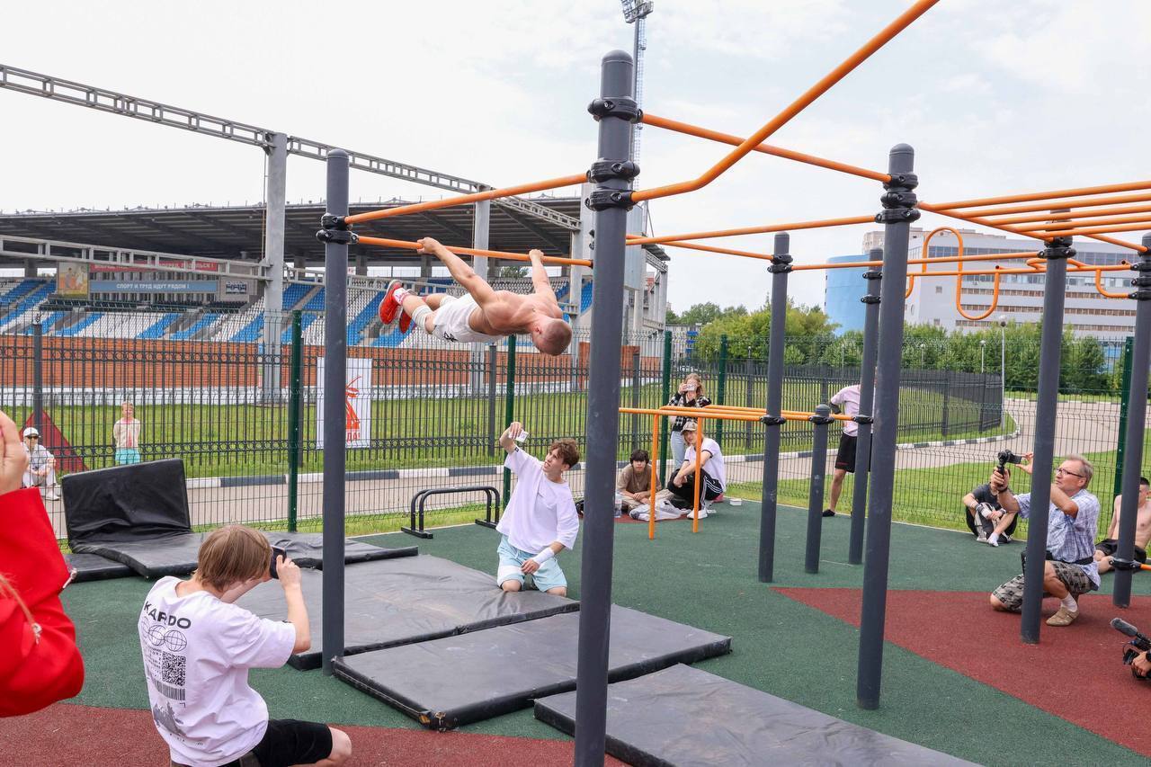 Чемпионат по воркауту провели в Подольске