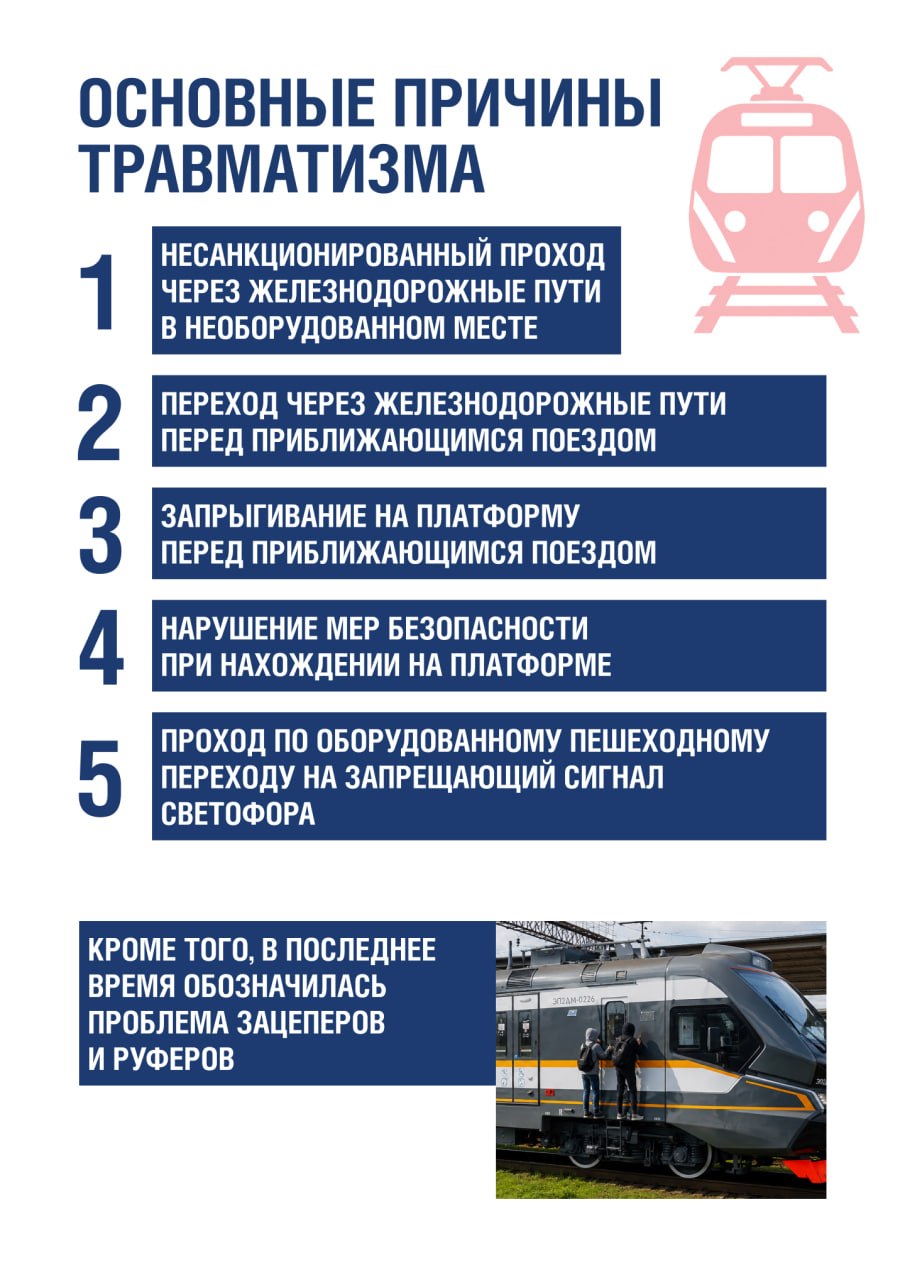 В Подольске активно ведется профилактика травматизма на ж/д