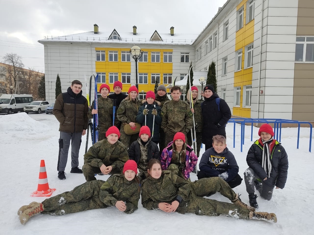 На базе Быковской школы Подольска — Дома Юнармии Московской области — 30 января состоялась III открытая военно-патриотическая игра «В белоснежных полях под Москвой-2021»