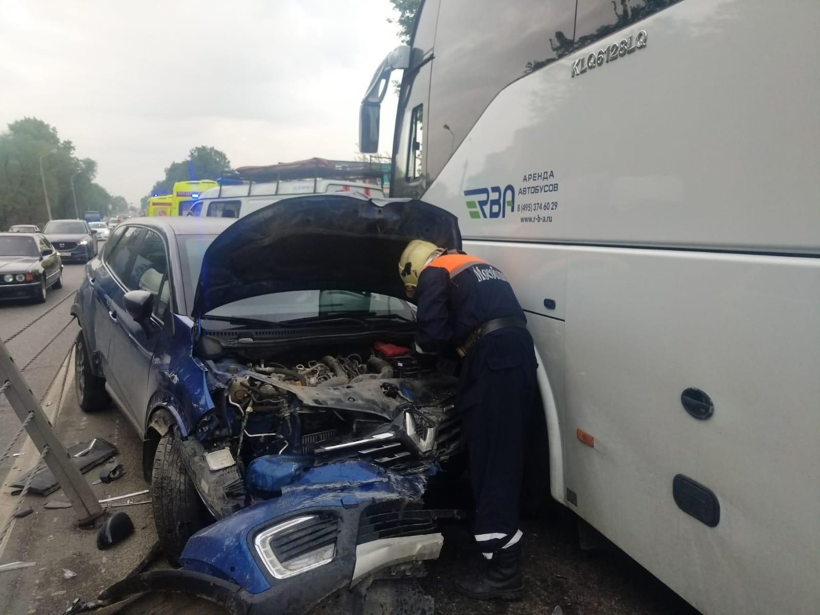 Помощь спасателей понадобилась после ДТП в Климовске