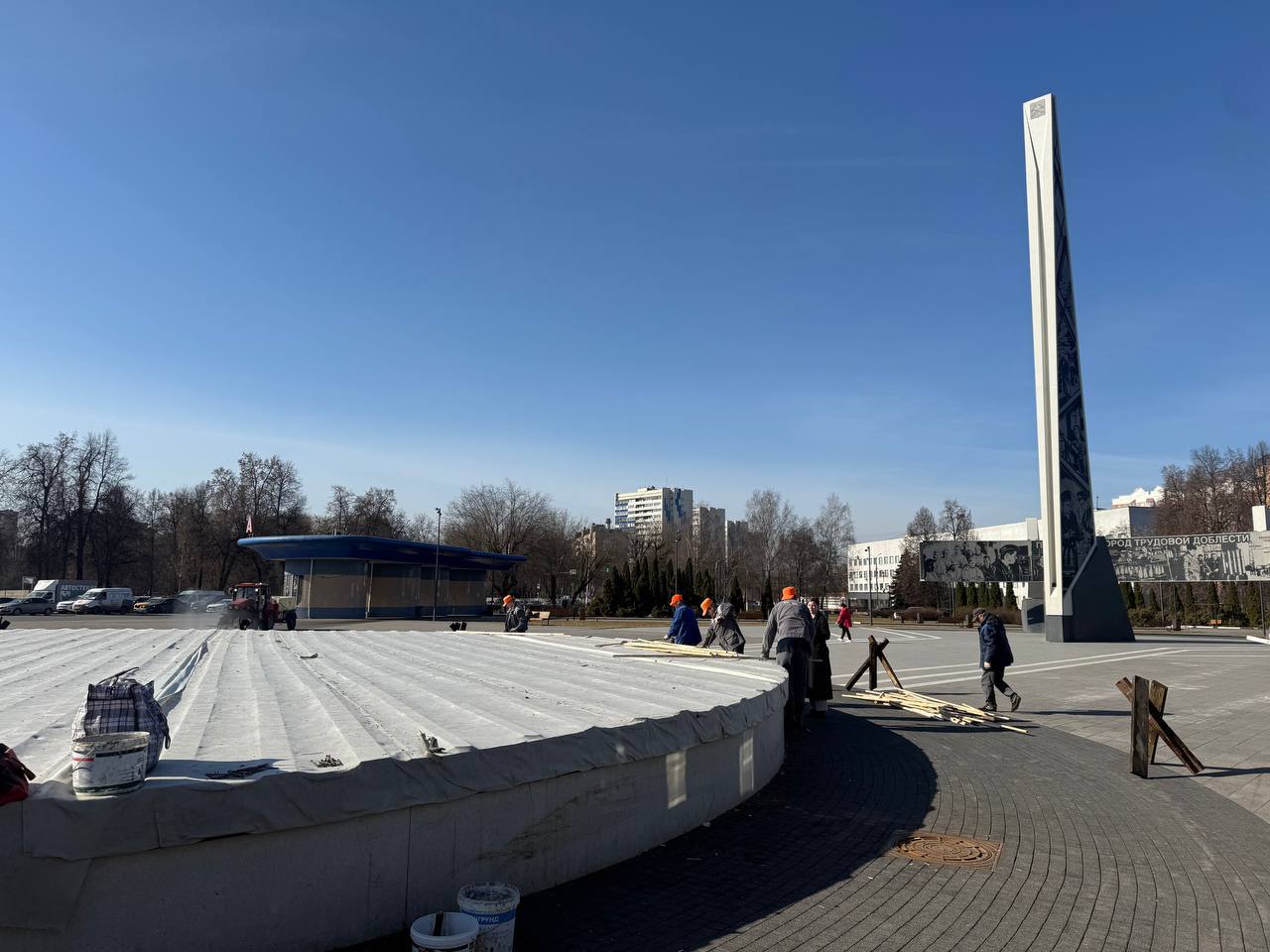 Подольские фонтаны проснутся к маю Подольские фонтаны проснутся к маю