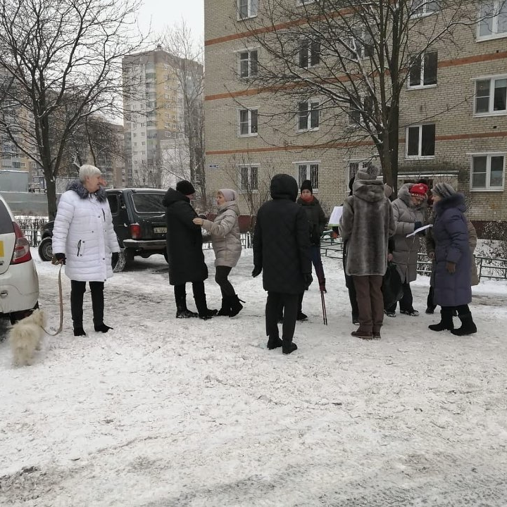 Благоустройство двора в Кутузово обсудили с жителями
