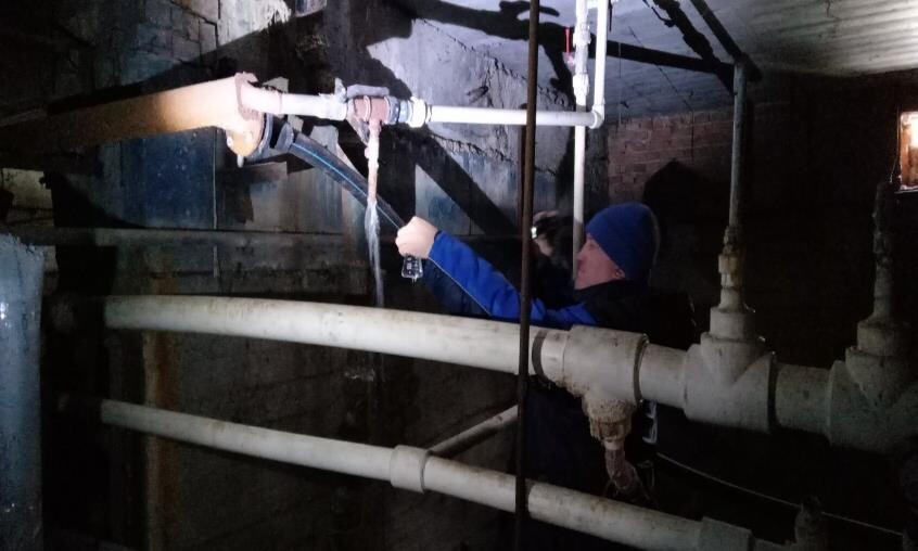 В Подольске проверили водоснабжение и водоотведение на улице Чистова