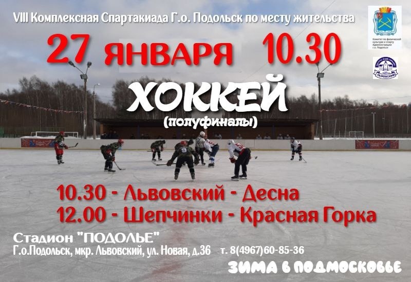 Приходите на хоккей!