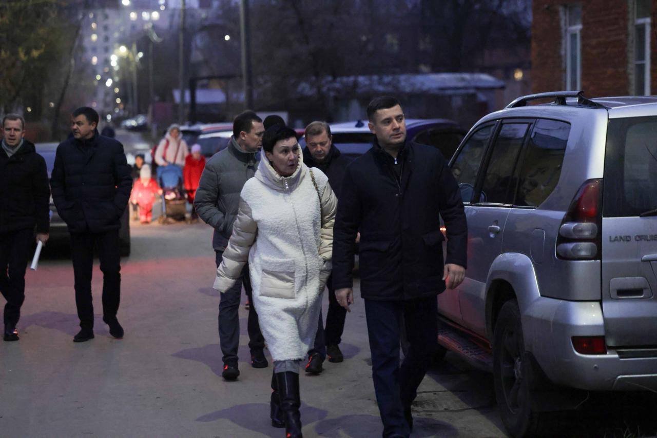 Глава Подольска проверил содержание домов и дворов на Силикатной