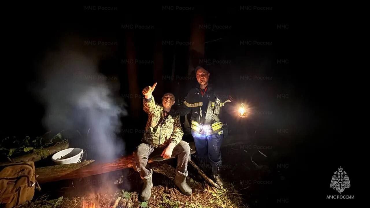Подольские спасатели нашли заблудившегося в лесу пожилого мужчину Подольские спасатели нашли заблудившегося в лесу пожилого мужчину