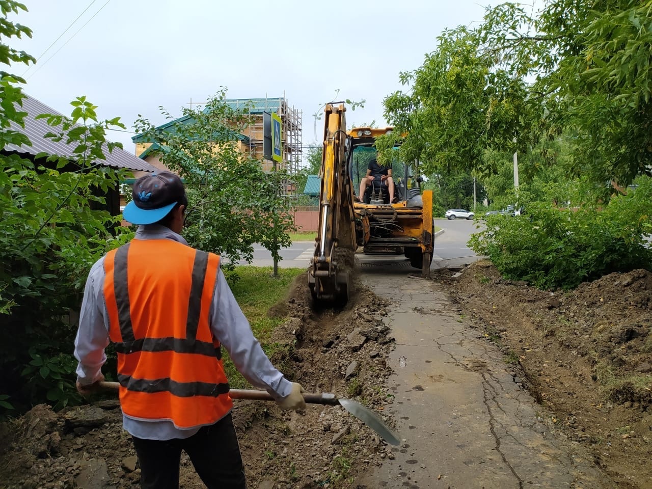 Дорожные работы в Климовске Дорожные работы в Климовске
