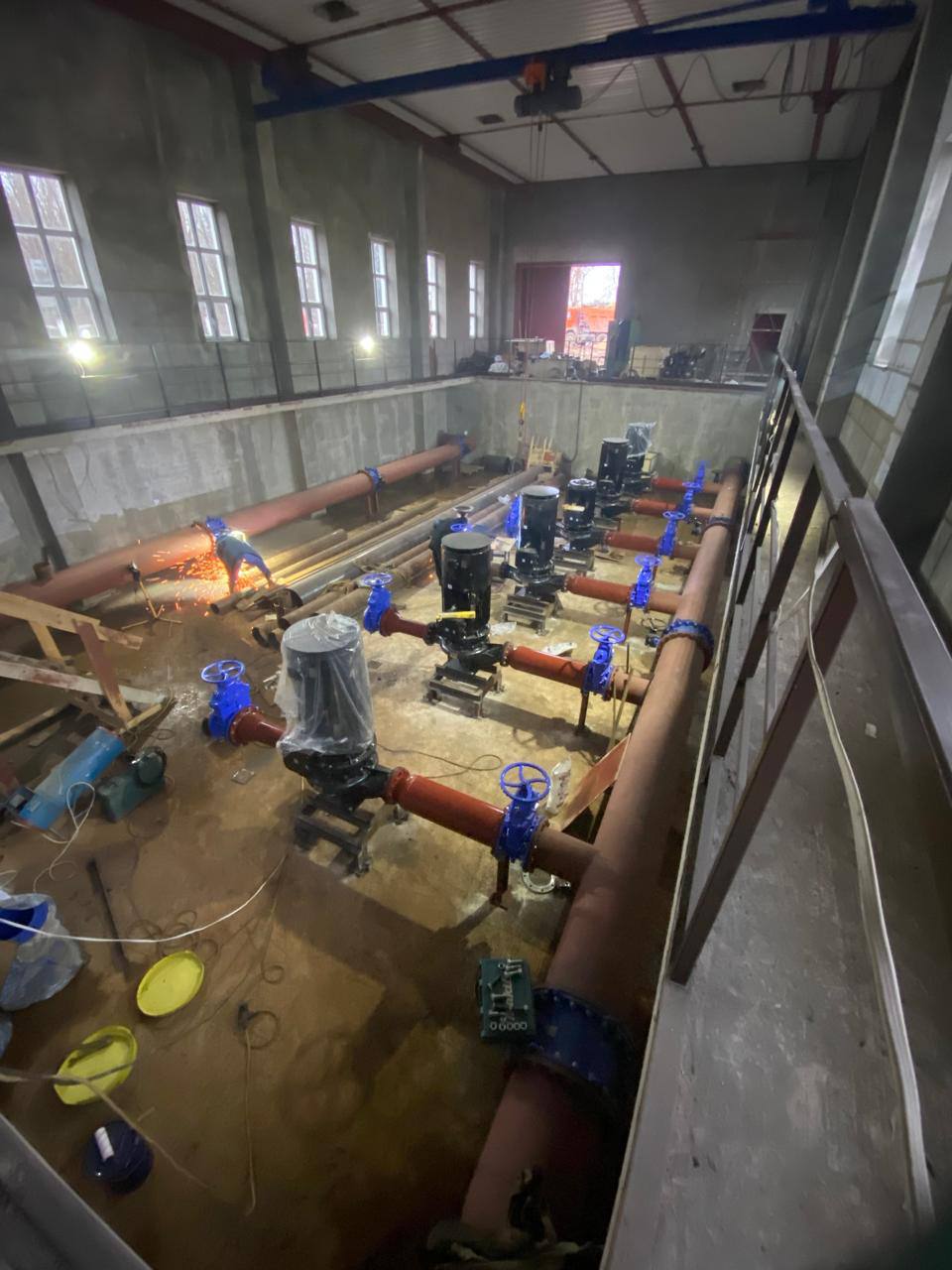 Водоканал модернизирует насосную станцию в Подольске Водоканал модернизирует насосную станцию в Подольске