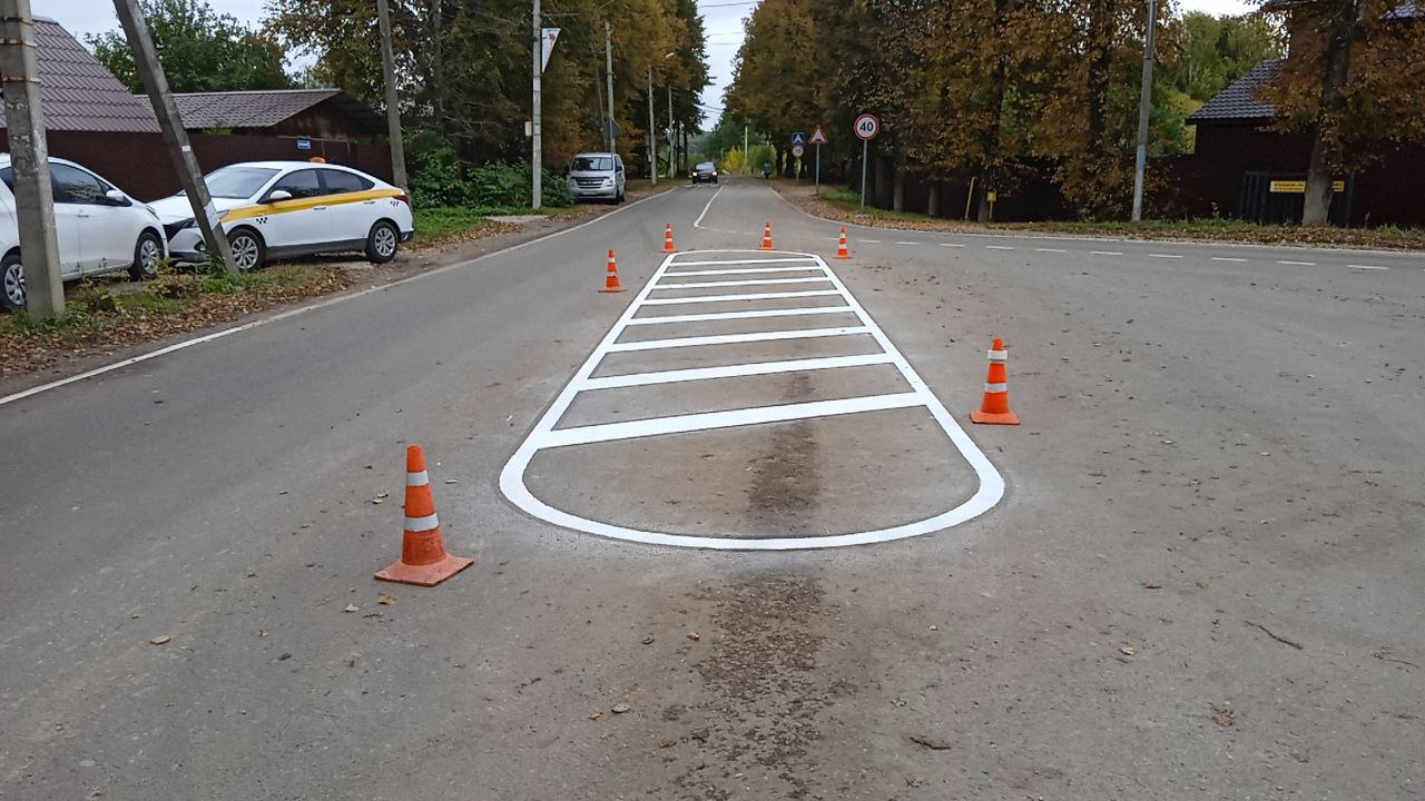 Мосавтодор сделал безопаснее дорогу в Подольске Мосавтодор сделал безопаснее дорогу в Подольске