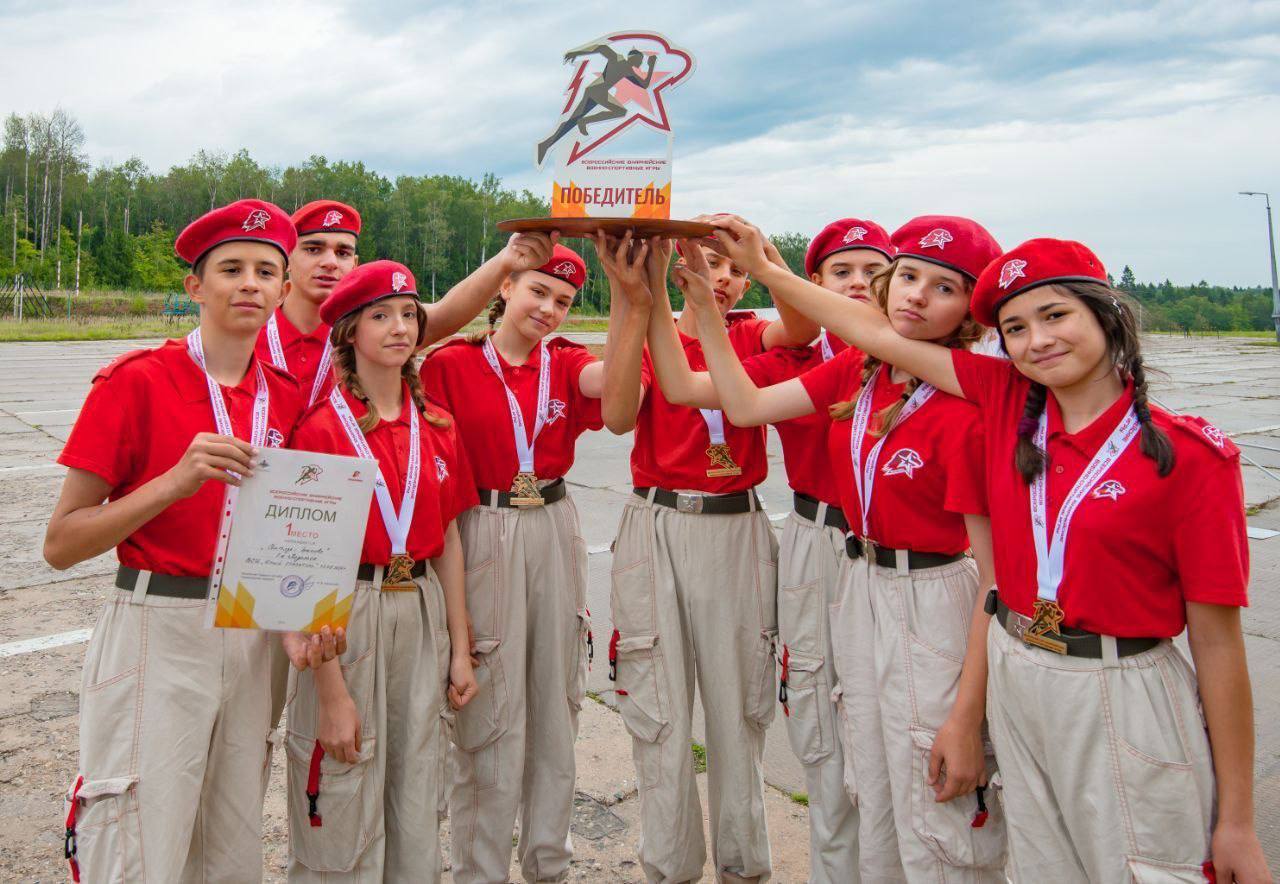 Подольские юнармейцы заняли первое место во всероссийских играх "Юный спасатель"