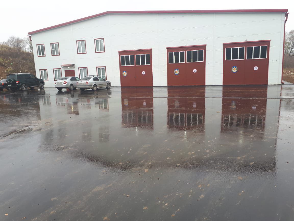 В Подольске достроили пожарное депо на Цемянке