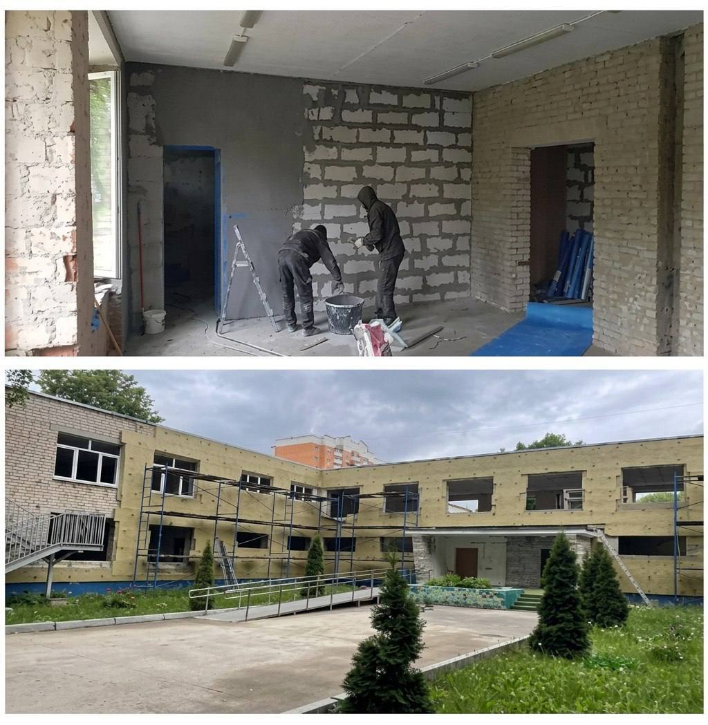 На Силикатной-2 продолжается капитальный ремонт детского сада На Силикатной-2 продолжается капитальный ремонт детского сада