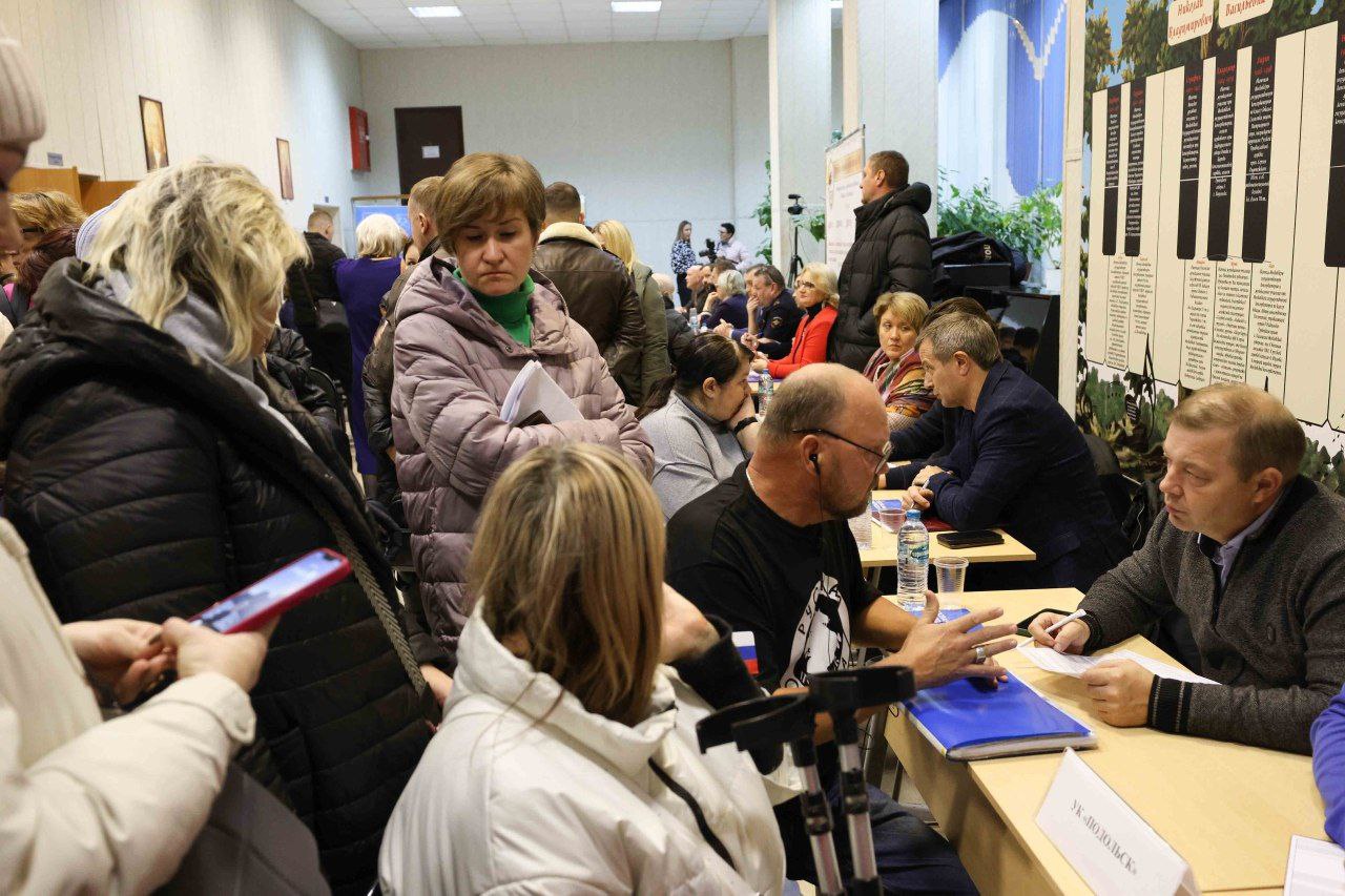 Администрация Подольска провела обход микрорайона и выездной прием жителей в Высотном