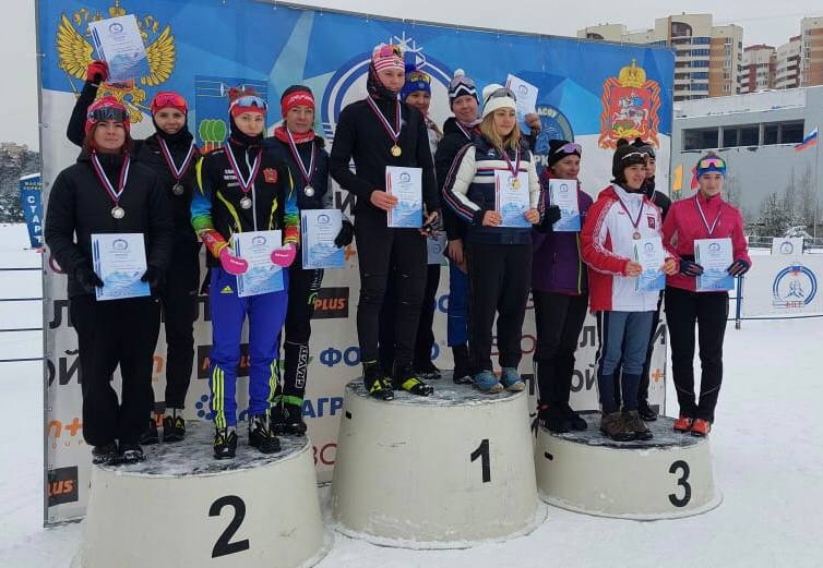Золото и серебро чемпионата ЦФО в копилке подольского лыжницы