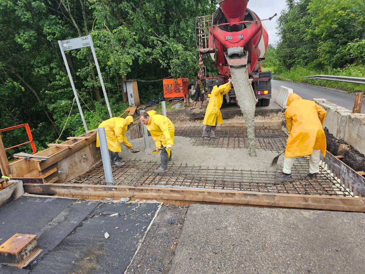 В Подольске завершен ремонт первой части моста через Пахру