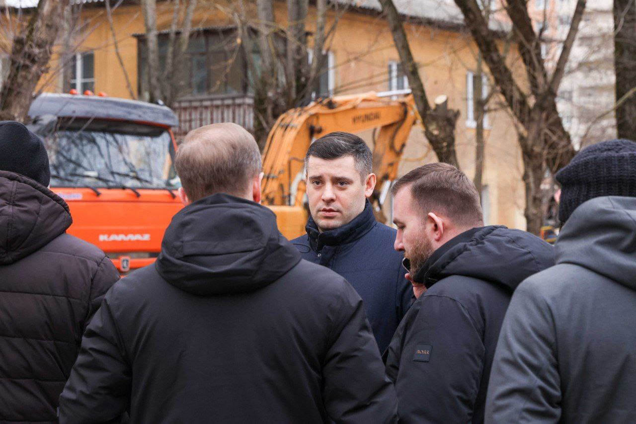 Мониторинг реконструкции теплосетей в Шепчинках провел глава Подольска