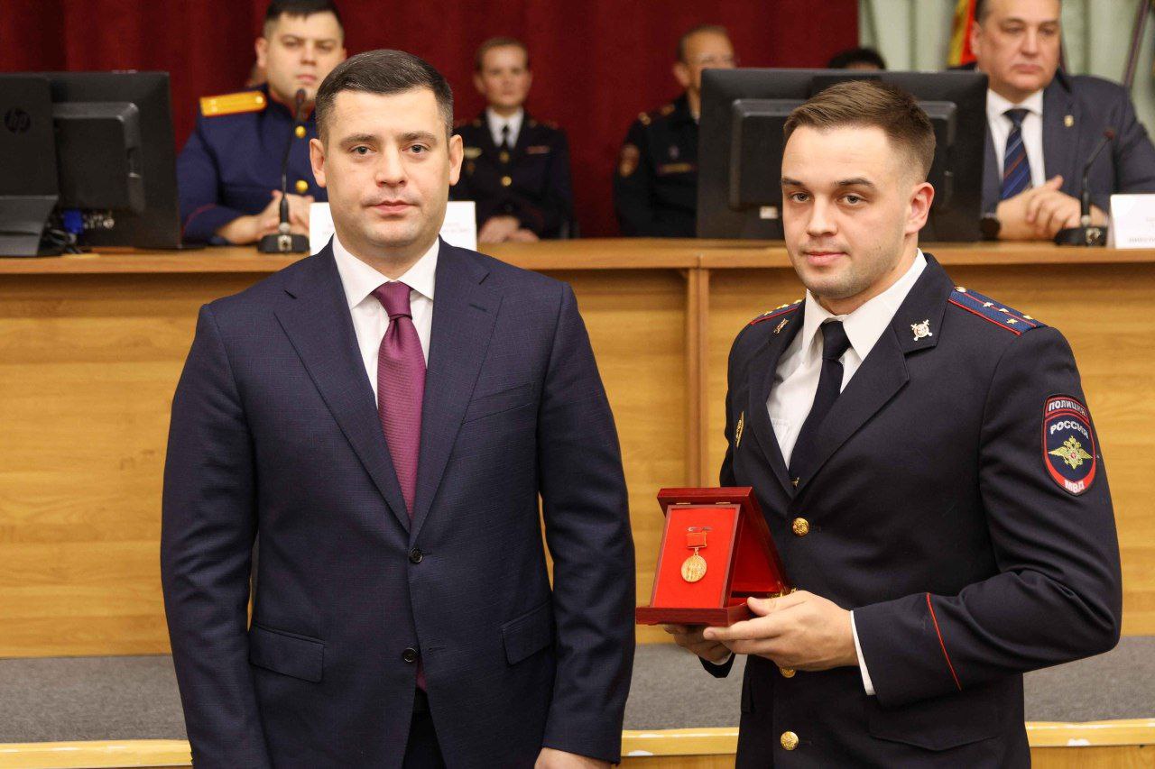 Глава Подольска поздравил полицейских с праздником