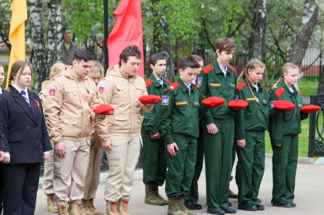 Смотр строя и песни, посвященный памяти ветерана Великой Отечественной войны