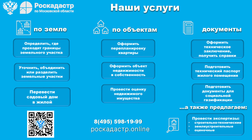 Роскадастр оказывает социально значимые услуги